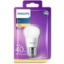 Žárovka Philips LED Tropfenform E14 6W 40W Teplá bílá 470 lm matt