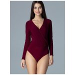 Figl body s hlubším výstřihem M648 deep red – Zboží Dáma