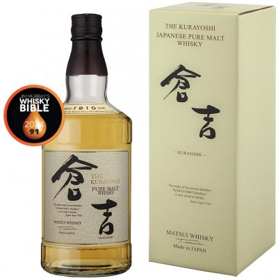 Kurayoshi Pure Malt Japanese Whisky 43% 0,7 l (karton)