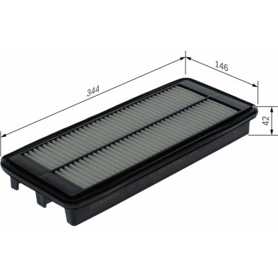 Vzduchový filtr BOSCH F 026 400 666 – Hledejceny.cz
