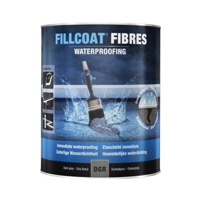 Rust-Oleum Fillcoat Fibres tmavě šedá hydroizolační nátěr se skelným vláknem 1 l – Zboží Mobilmania