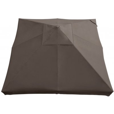 MVIA (Moravia Propag) Náhradní potah na slunečník 3 x 3 m (antracit, s volánem) – Zboží Dáma