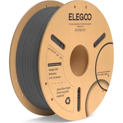 Elegoo PLA+ 1,75mm 1 kg Space Grey 50.203.0163 – Zbozi.Blesk.cz