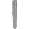 Příslušenství k plotu DITON Plotový systém QUICK WALL STONE Velikost: 15 × 15 × 210, Varianta: Quick wall stone - sloupek koncový 120 přírodní, Povrch: standard, reliéfní