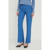 Dámské klasické kalhoty United Colors of Benetton dámské jednoduché high waist 4YFWDF05R modré