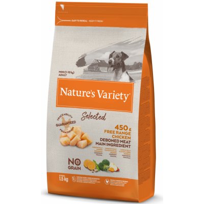 Nature's Variety selected pro malé psy s kuřecím 1,5 kg – Zbozi.Blesk.cz