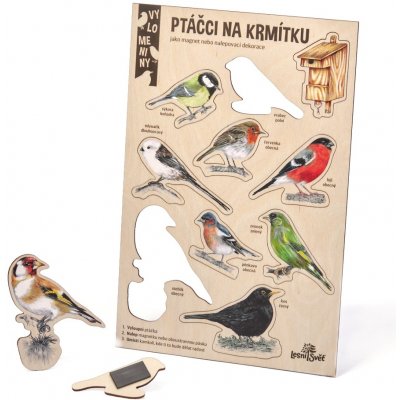 Lesní svět Velké vylomeniny Ptáčci na krmítku – Zboží Mobilmania