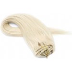 Clip-in vlasy 51cm platina – Zboží Dáma