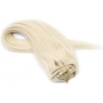 Clip-in vlasy 51cm platina – Zboží Dáma