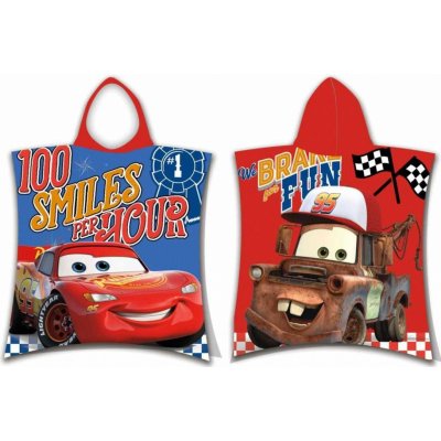 JERRY FABRICS Pončo Cars Fun 50 x 57 cm – Zboží Mobilmania