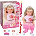 Zapf Creation BABY born Play & Style Starší sestřička blondýnka 43 cm – Zboží Dáma