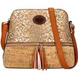 crossbody dámská kabelka v korkovém designu T8297 typ 16