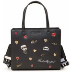 Karl Lagerfeld PARIS dámská kabelka MAYBELLE s detaily černá – Hledejceny.cz
