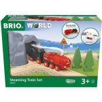 Brio World 36017 Vánoční vlaková sada s parní lokomotivou na baterie – Zboží Mobilmania