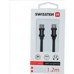 Swissten 71506513 USB-C / Lightning, 1m, černý – Zboží Živě