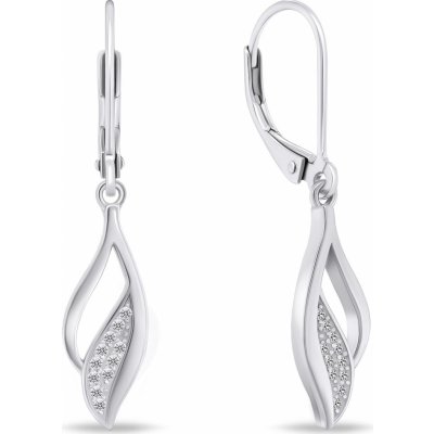 Brilio Silver náušnice EA739W – Zboží Dáma