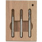 PROXXON 27116 Stopkové frézy z tvrdokovu sada 3ks – HobbyKompas.cz