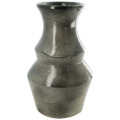 Váza, keramika, ø 17 × 30 cm, šedá BH107730 – Hledejceny.cz