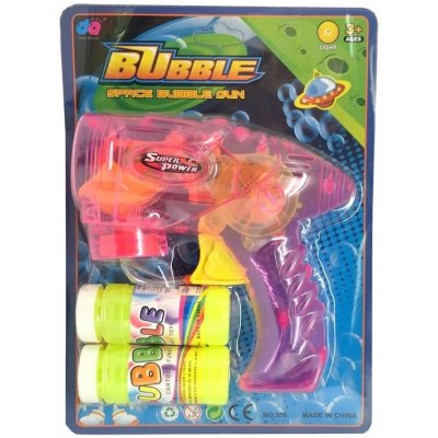 Bublifuková pistole se světlem růžová – Zboží Mobilmania