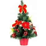 MAGIC HOME Stromeček Vánoce ozdobený červený 40 cm – Hledejceny.cz