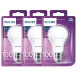 Philips Sada 3x LED žárovky E27 13W 100W 1521lm