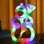 eCa Vánoční závěsná LED Sněhulák 42 x 25 cm IP20 multikolor – Hledejceny.cz
