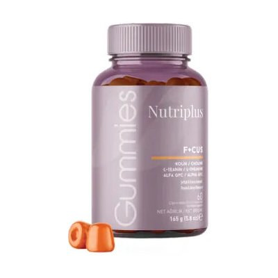 Nutriplus F+CUS Gumové bonbony 165 g – Hledejceny.cz