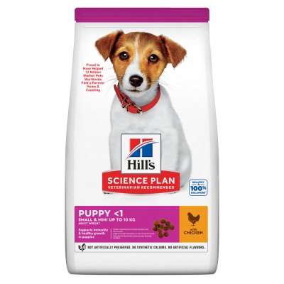 Hill's Science Plan granule pro štěňata malých plemen s kuřecím 3 kg – Hledejceny.cz