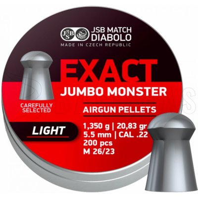 Diabolky JSB Exact Jumbo Monster Light 5,52 mm 200 ks – Zbozi.Blesk.cz