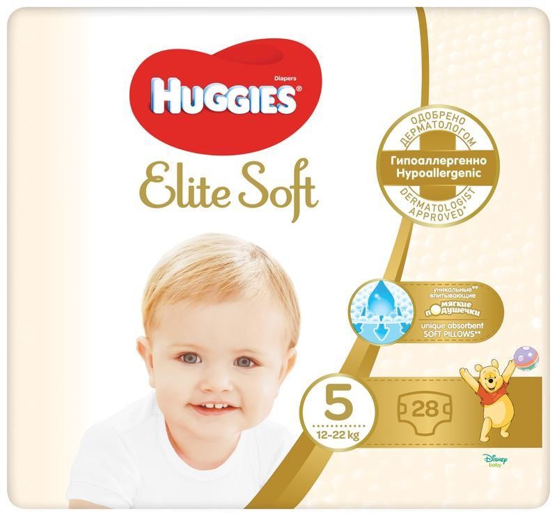 HUGGIES 4x Elite Soft 5 28 ks