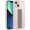 Pouzdro a kryt na mobilní telefon Apple Cadorabo ochranné pouzdro pro Apple iPhone 13 v šedém TPU silikonovém krytu s funkcí stojánku