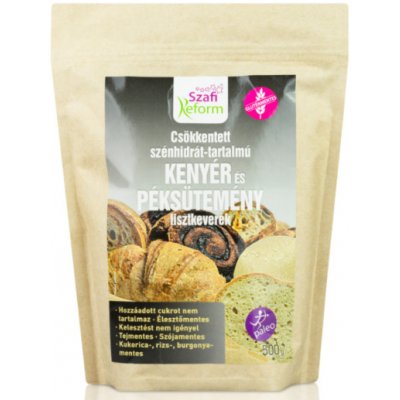 Szafi Reform Paleo bezlepková moučná směs na chléb a pečivo se sníženým obsahem sacharidů 0,5 kg – Zboží Dáma