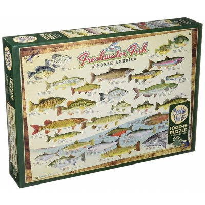 Cobble Hill Ryby Severní Ameriky 1000 dílků – Zboží Mobilmania