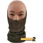 Nákrčník Cygnus Armory Face Warrior Gen2 zelený – Zboží Dáma