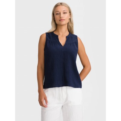 GAP Top sleeveless gauze Tmavě modrá L Tmavě modrá – Zbozi.Blesk.cz