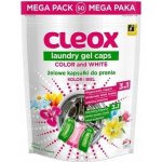 Cleox 3v1 prací gelové Kapsle bílé a barevné 50 PD – Hledejceny.cz