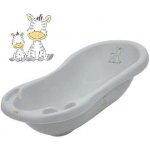 Maltex Dětská vanička zebra šedá – Zboží Mobilmania