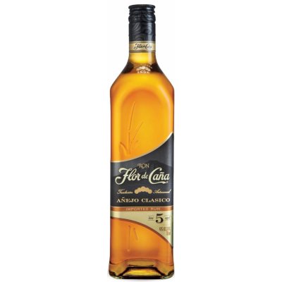 Flor de Cana 5y 40% 1 l (holá láhev)