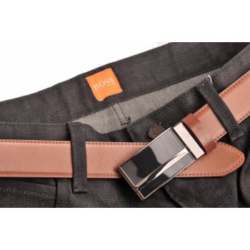 Penny belts pánský kožený opasek s automatickou přezkou 35-020-A19-48 AUTOMAT hnědý