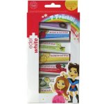 Edel+White dětské dentální pasty s ovocnými příchutěmi 7 x 9,4 ml – Zboží Mobilmania