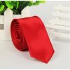 Kravata Pánská kravata úzká světle červené barvy