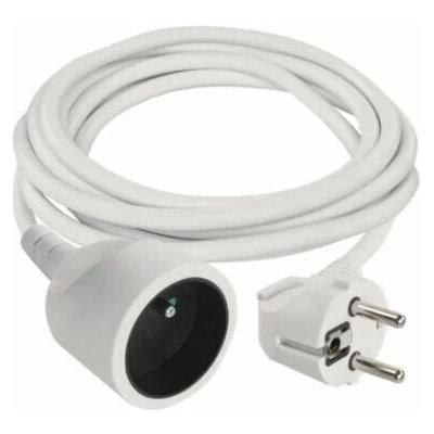 Prodlužovací kabel spojka se zástrčkou a zásuvkou 1x230V , 3x1,5mm , 3,0m bílá – Hledejceny.cz