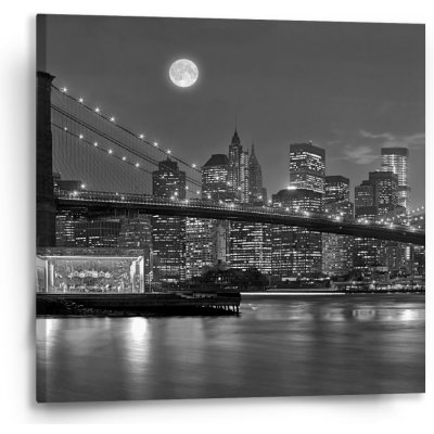 Sablio Obraz Noční New York 2 - 50x50 cm – Zboží Mobilmania