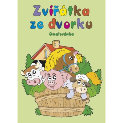Omalovánky A5 Zvířátka ze dvorku – Zboží Mobilmania