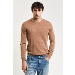 Gant Extrafine Merino Wool C-neck hnědá