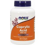Now Foods Foods Caprylic Acid kyselina kaprylová 600 mg 100 kapslí – Hledejceny.cz