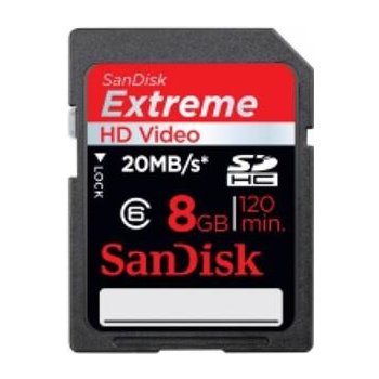 SanDisk SDHC class 10 8 GB SDSDX-008G-X46