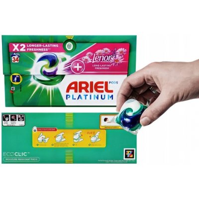 Ariel Platinum Pods Touch of Lenor kapsle 34 PD – Zbozi.Blesk.cz
