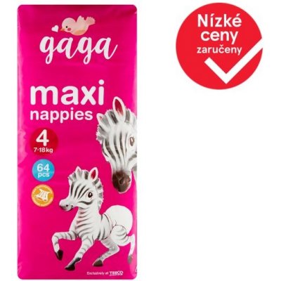 Tesco Gaga 4 Maxi 7-18 kg 64 ks – Zboží Mobilmania