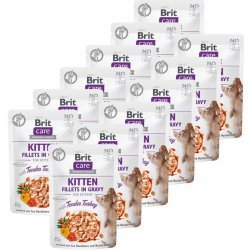 Brit Care Cat Kitten Fillets in Gravy Tender Turkey 12 x 85 g